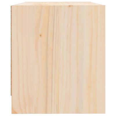 Mesita de noche madera maciza de pino 40x35x50 cm - referencia Mqm-813315