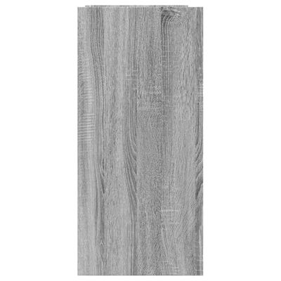 vidaXL Aparador madera de ingeniería gris Sonoma 100x35x75 cm