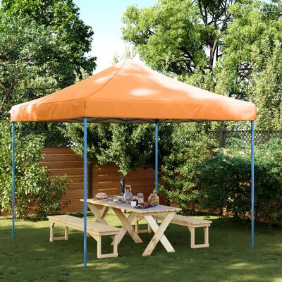 vidaXL Tienda de fiesta plegable Pop-Up naranja 292x292x315 cm