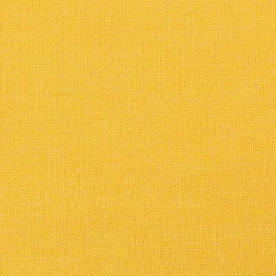 vidaXL Sillón mecedora con taburete tela amarillo mostaza