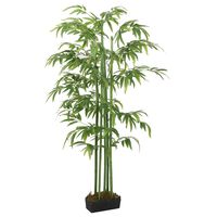 vidaXL Árbol de bambú artificial con 240 hojas verde 80 cm