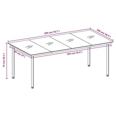 vidaXL Juego de comedor de jardín 9 piezas con cojines beige