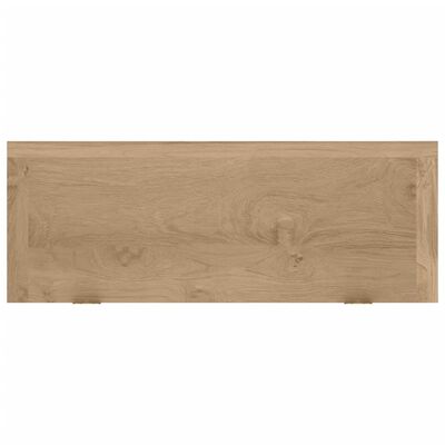 vidaXL Estantes de pared 2 unidades madera maciza de teca 40x15x4 cm