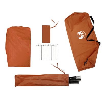 vidaXL Tienda de almacenamiento impermeable naranja