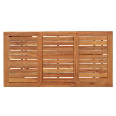 vidaXL Mesa alta de jardín madera maciza de acacia 120x60x105 cm