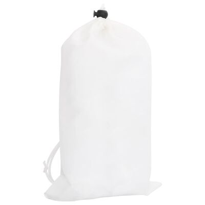 vidaXL Red de camuflaje con bolsa de almacenamiento blanco 844x142 cm