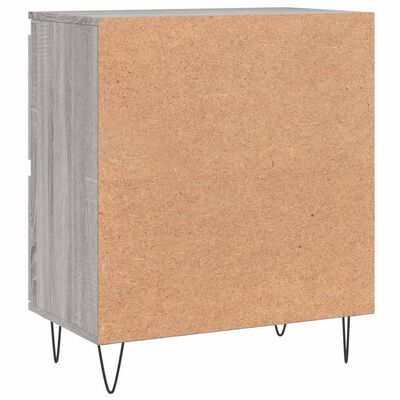 vidaXL Aparador de madera contrachapada gris Sonoma 60x35x70 cm