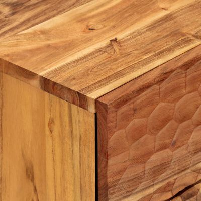 vidaXL Mesita de noche madera maciza de acacia 50x33x60 cm