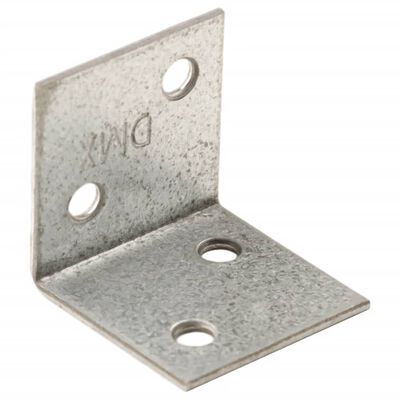 vidaXL Escuadra angular 150 uds acero galvanizado 2 mm 30x25x30 mm