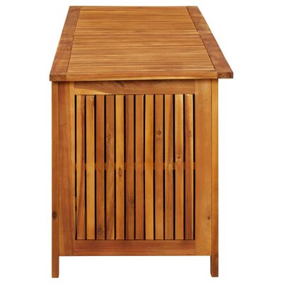 vidaXL Caja de almacenaje de jardín madera maciza acacia 175x50x58 cm