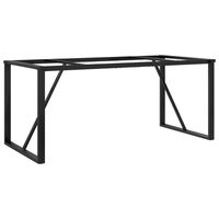 vidaXL Patas de mesa comedor estructura O hierro fundido 160x80x73 cm