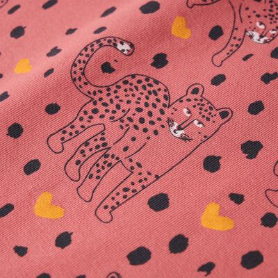 Pijama infantil de manga larga rosa viejo 104