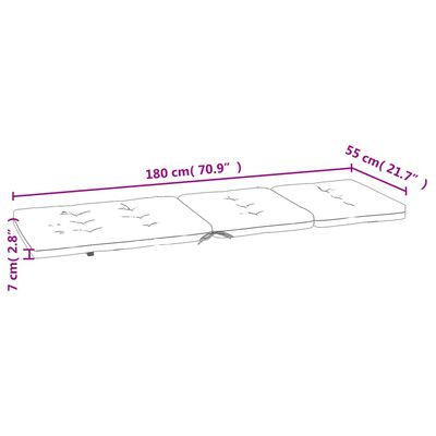 vidaXL Cojines para tumbona 2 uds tela Oxford gris