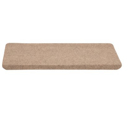 vidaXL Alfombrillas autoadhesivas de escalera 15 uds 65x24,5x3,5 cm