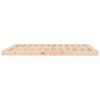 vidaXL Estructura de cama sin colchón madera maciza de pino 160x200 cm