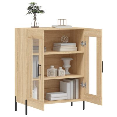 vidaXL Aparador de madera de ingeniería roble Sonoma 69,5x34x90 cm