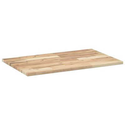 vidaXL Encimera tocador baño madera maciza acacia sin tratar 60x50x2cm