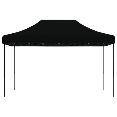 vidaXL Tienda de fiesta plegable Pop-Up negra 440x292x315 cm