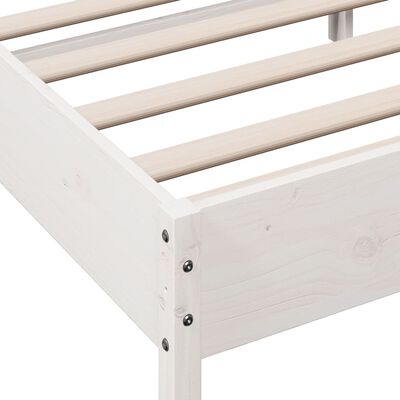 vidaXL Estructura de cama sin colchón madera maciza de pino 160x200 cm