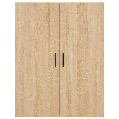 vidaXL Aparador alto madera contrachapada color roble 69,5x34x180 cm