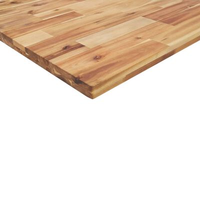 vidaXL Encimera tocador baño madera acacia acabado aceite 120x50x4 cm