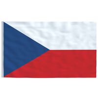 vidaXL Bandera de República Checa 90x150 cm