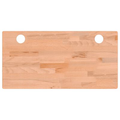 vidaXL Tablero de escritorio madera maciza de haya 80x40x1,5 cm