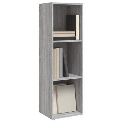 vidaXL Estantería/mueble de TV contrachapada gris Sonoma 36x30x114 cm