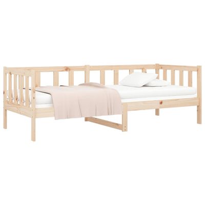 vidaXL Sofá cama sin colchón madera maciza de pino 90x190 cm