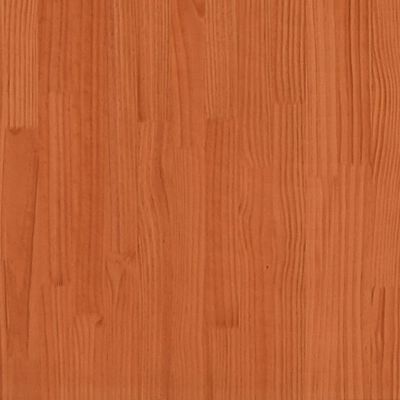 vidaXL Cama sin colchón madera maciza de pino marrón cera 180x200 cm