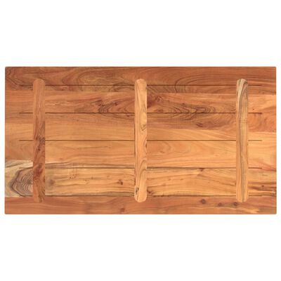 vidaXL Tablero de mesa rectangular madera maciza acacia 100x60x3,8 cm