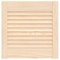 vidaXL Puerta de armario de lamas madera de pino maciza 39,5x39,4 cm