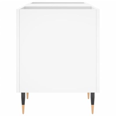 vidaXL Mueble para discos madera contrachapada blanco 121x38x48 cm