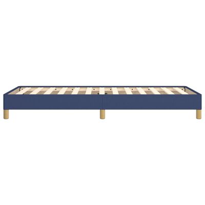 vidaXL Estructura de cama sin colchón tela azul 90x190 cm