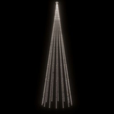 vidaXL Árbol de Navidad cónico 1134 LED blanco frío 230x800 cm