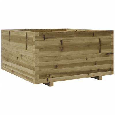 vidaXL Jardinera madera de pino impregnada 90x90x49,5 cm