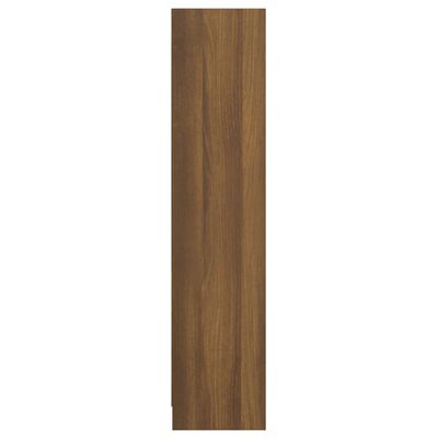 vidaXL Estantería de madera contrachapada roble marrón 60x24x109cm