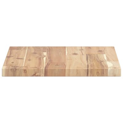 vidaXL Estantes flotantes 4 uds madera acacia sin tratar 60x30x2 cm