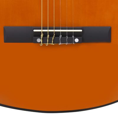 vidaXL Set de guitarra clásica para principiantes 8 pzas 3/4 36"