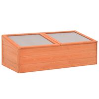 vidaXL Invernadero de madera 100x50x34 cm