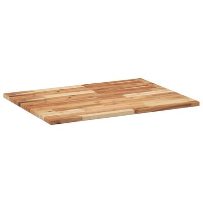 vidaXL Tablero escritorio madera maciza acacia sin tratar 80x60x2 cm