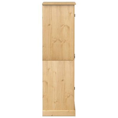 vidaXL Armario Corona madera maciza de pino 76x50x170 cm