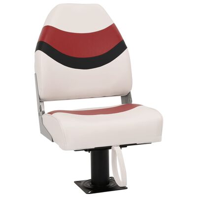 vidaXL Asiento para barco con pedestal giratorio 360°