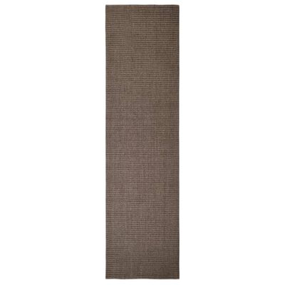 vidaXL Alfombra de sisal natural marrón 80x300 cm