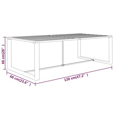 vidaXL Set muebles de jardín 5 pzas y cojines aluminio gris antracita