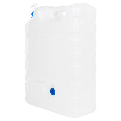 vidaXL Garrafa de agua con grifo y dispensador de jabón plástico 20 l