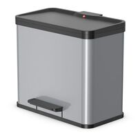 Cubo De Basura Con Sensor Automático 40l Acero Al Carbono Negro Vidaxl con  Ofertas en Carrefour