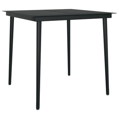 vidaXL Juego de comedor de jardín 5 piezas gris antracita