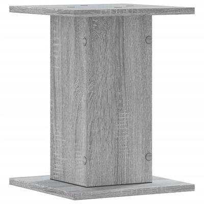 vidaXL Soportes para plantas 2 uds madera gris Sonoma 30x30x40 cm