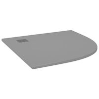 vidaXL Plato de ducha SMC gris 90x90 cm